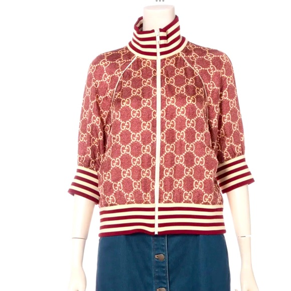 Gucci GG supreme Silk Jacket Size Smsll - Picture 2 of 8